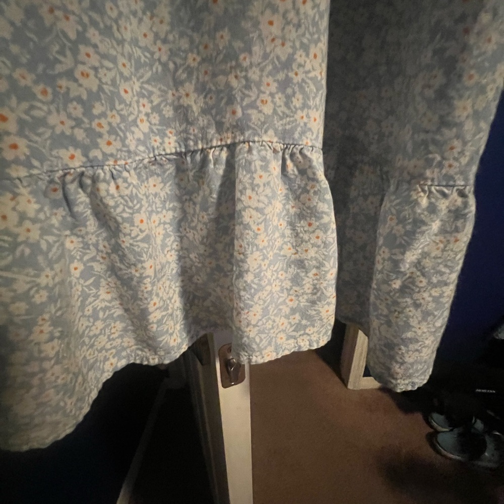 NO BOUNDARIES Floral Blue Dress - Picture 3 of 8